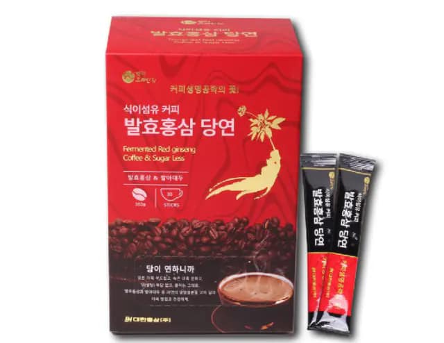 Korean Fermented Red Ginseng Coffee