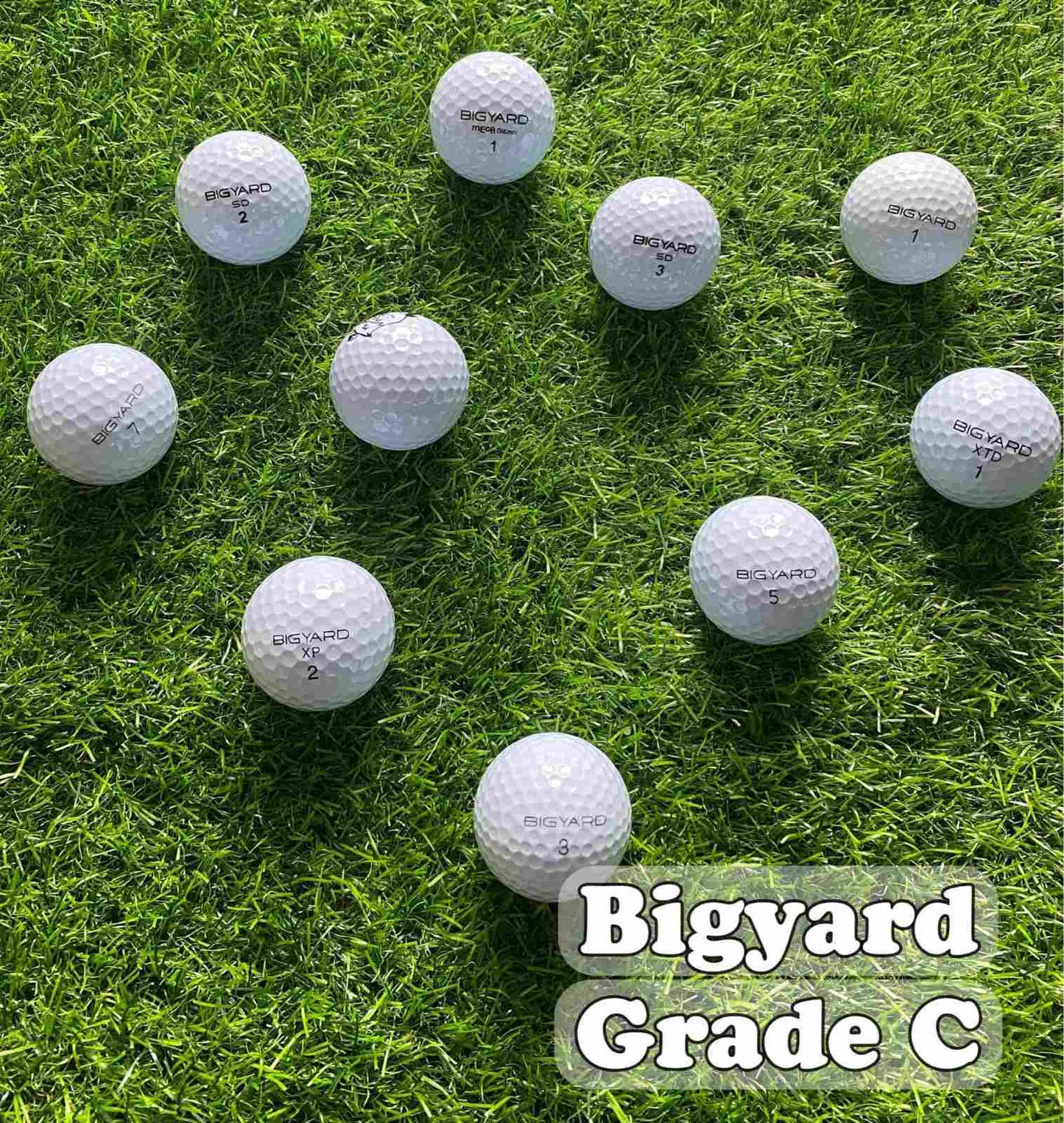 Mixed Brand ( 10 ball - 1 set ) white Grade C