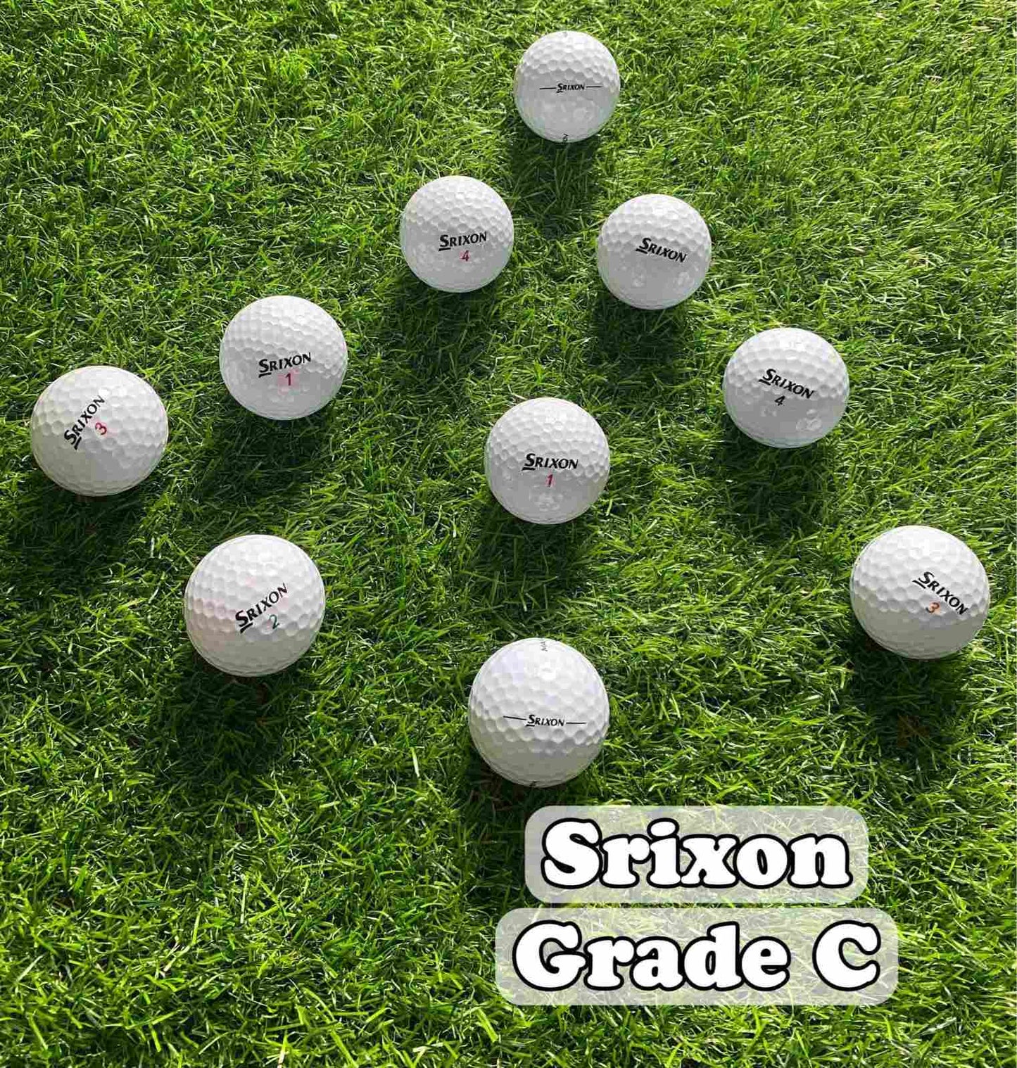 Mixed Brand ( 10 ball - 1 set ) white Grade C